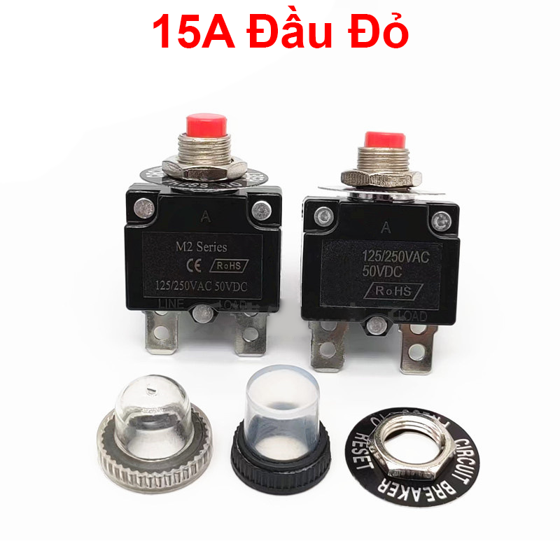 Công tắc cầu chì relay tự ngắt, chống cháy chập. Rơ le tự ngắt tải