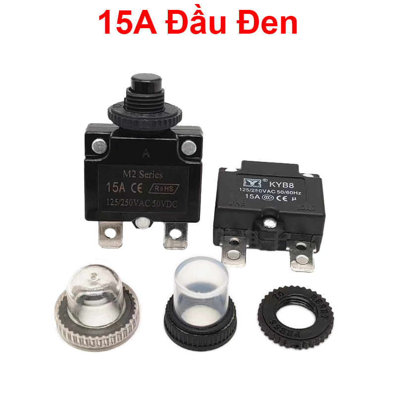 Công tắc cầu chì relay tự ngắt, chống cháy chập. Rơ le tự ngắt tải