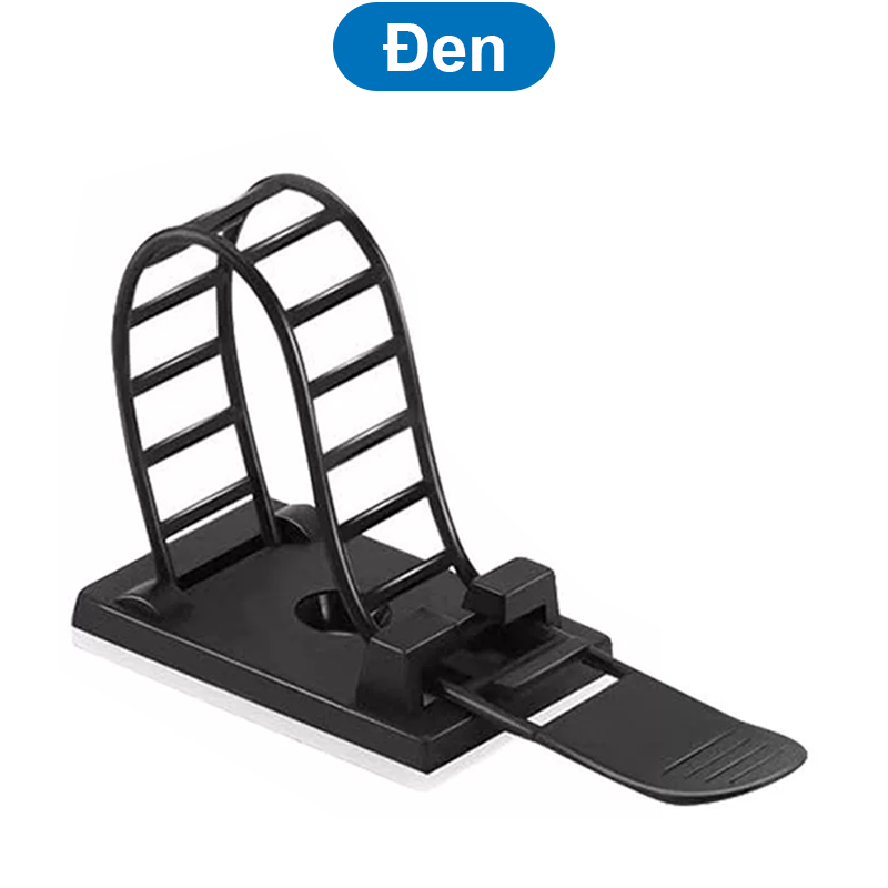 (10 cái) Kẹp rút giữ dây ACT trắng/đen có keo dán 3M 1600T