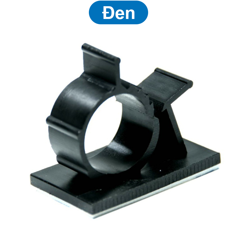 (5 cái) Kẹp giữ dây tròn có keo dán, nẹp khoá dây, gối đỡ dây