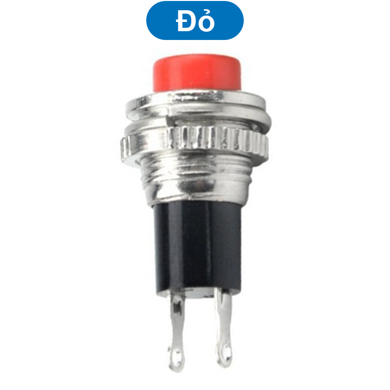 Nút nhấn nhả (reset) DS-316 10mm 2 chân 250V 0.5A