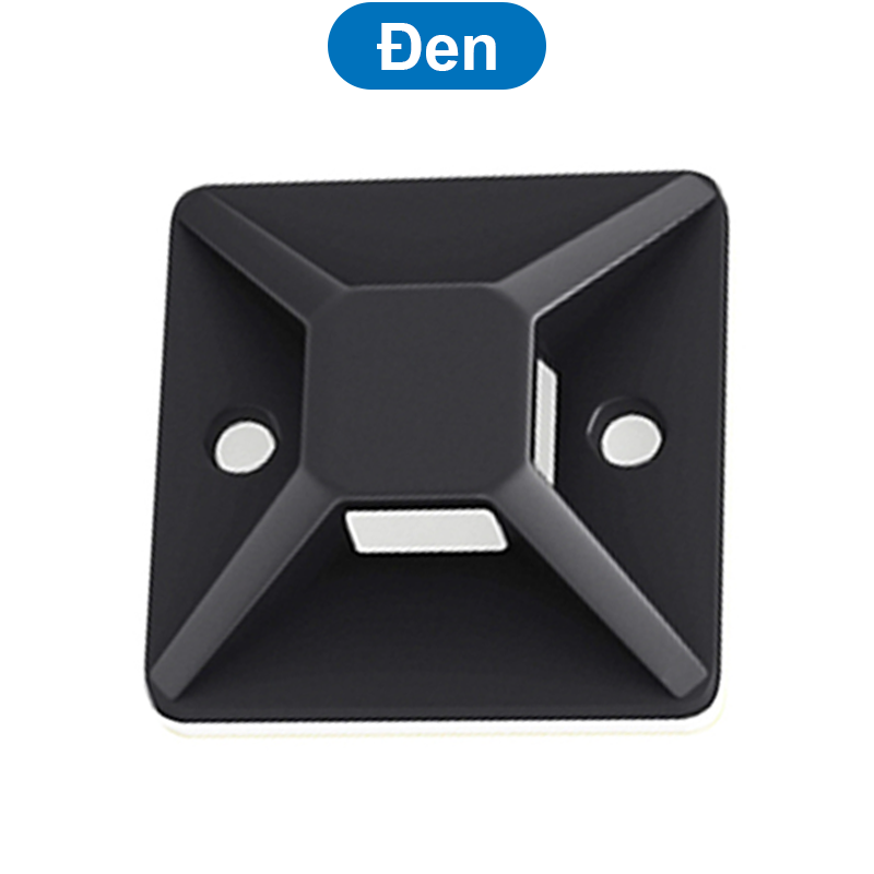 (10 cái) Miếng dán giữ dây, cố định dây hình vuông keo 3M