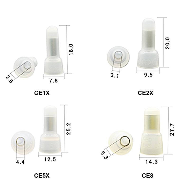 Đầu Cos bít đầu cỡ dây 22AWG - 8AWG tiện dụng