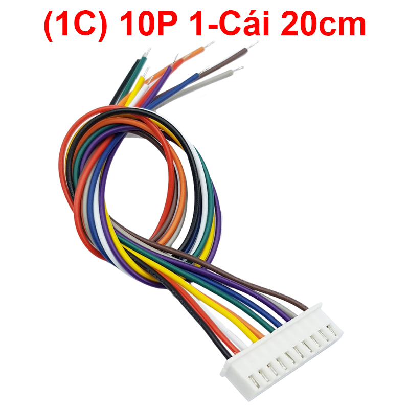 (10 Cái) Dây Bus XH 2.54mm, dây cắm header 1 đầu cái, 2 đầu cái