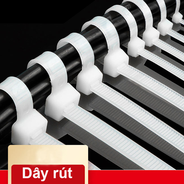 1 Bịch dây rút nhựa trắng - bản lớn (100 sợi)