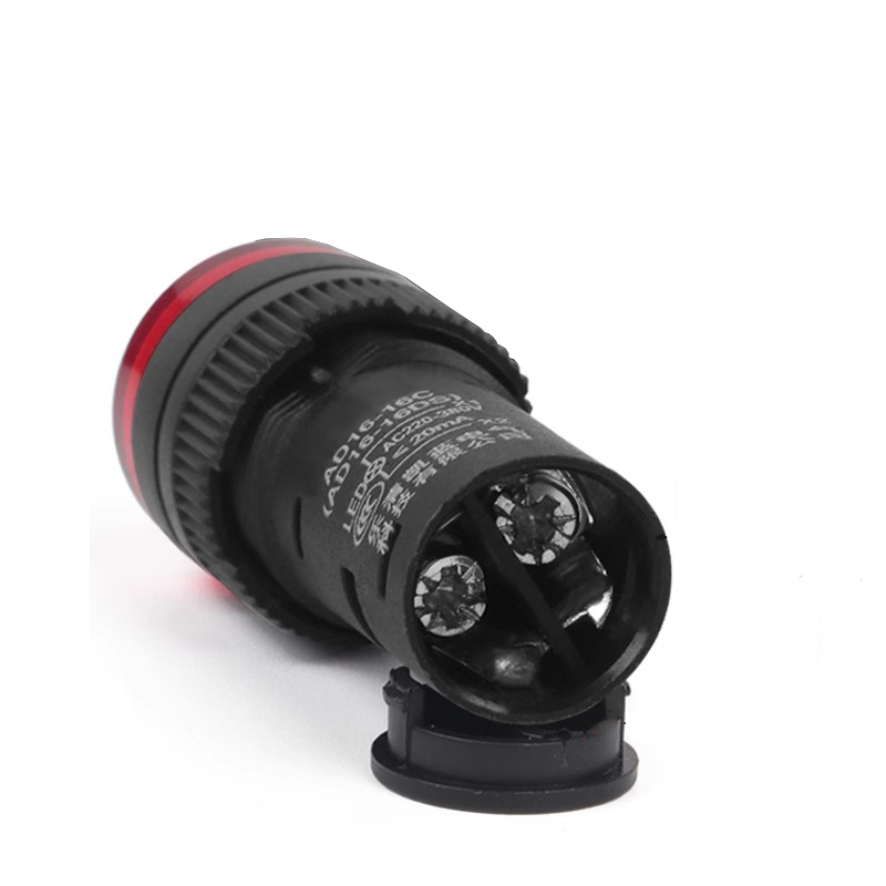 Đèn báo AD16 - 16C lỗ khoét 16mm điện áp 12V, 24V, 220VAC, 380VAC
