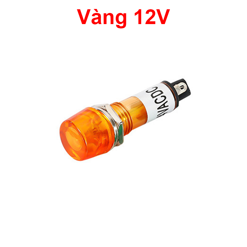 Đèn báo XD10 - 3 lỗ khoét 10mm điện áp 12V, 24V, 220VAC, 380VAC