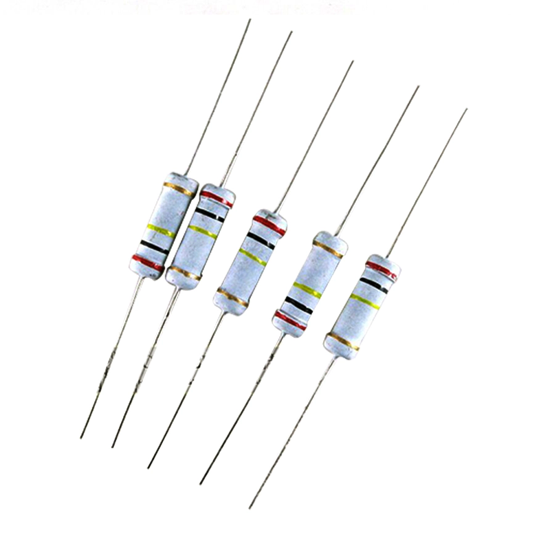 (10 con) Điện trở cắm 2W 4 vòng màu ±5% - giá trị 0R đến 120R
