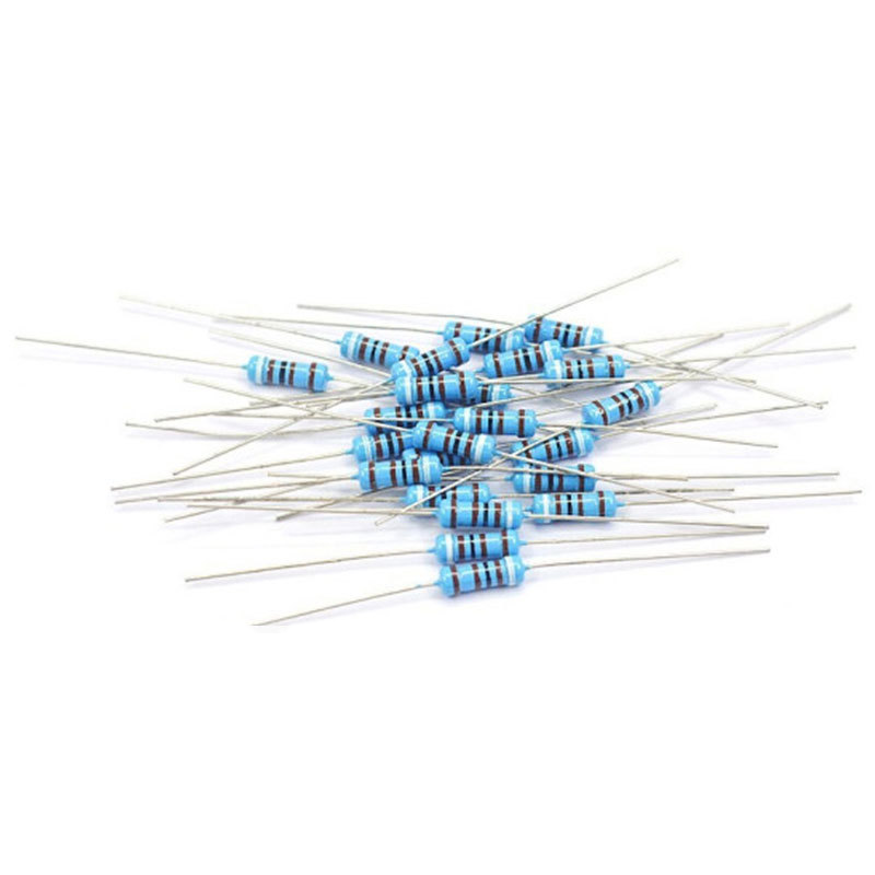 (10 con) Điện trở cắm 1W 5 vòng màu ±1% - giá trị 0R đến 120R