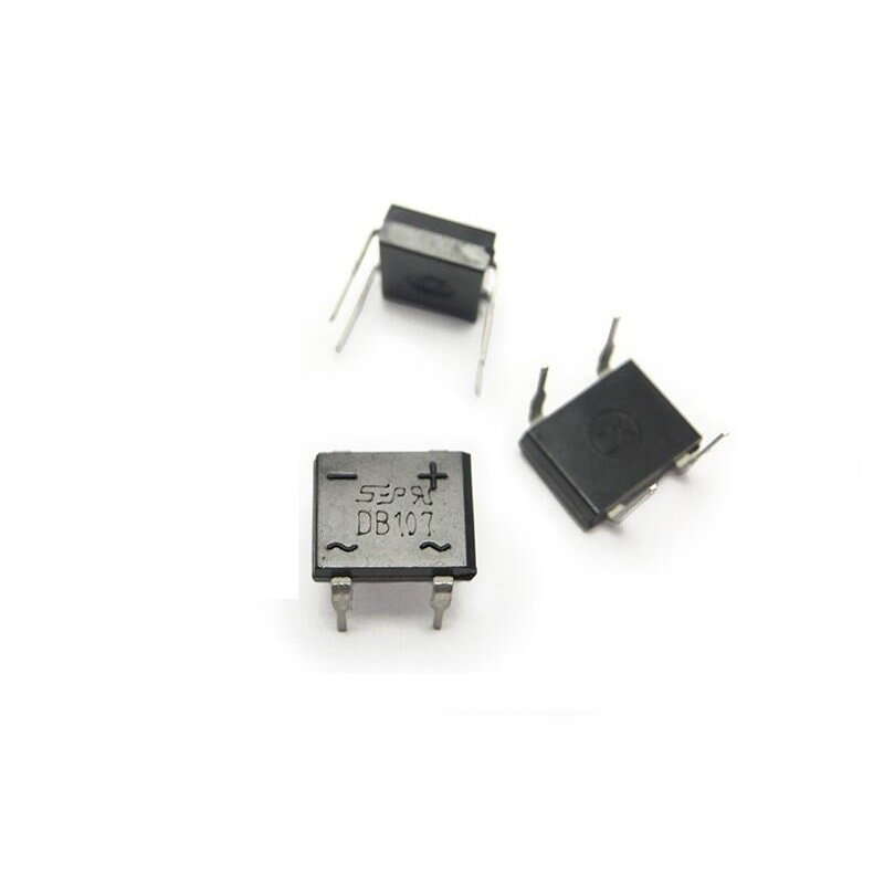 (5 con) Diode cầu chỉnh lưu DB107, DB107S 1KV 2A