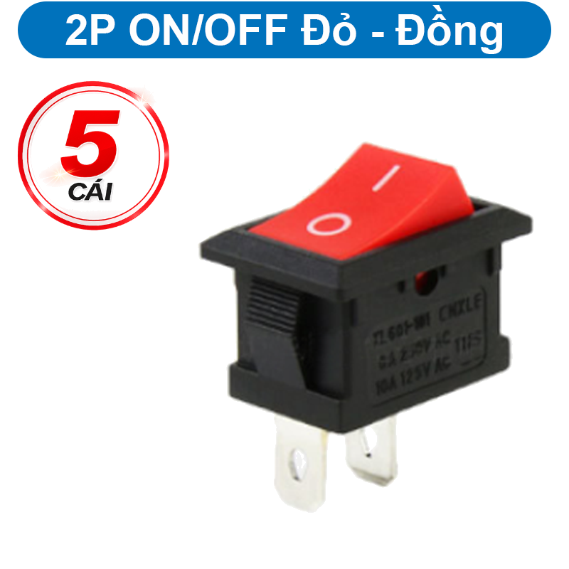 Công tắc bập bênh KCD1 - 101 6A - 250V 15x21mm