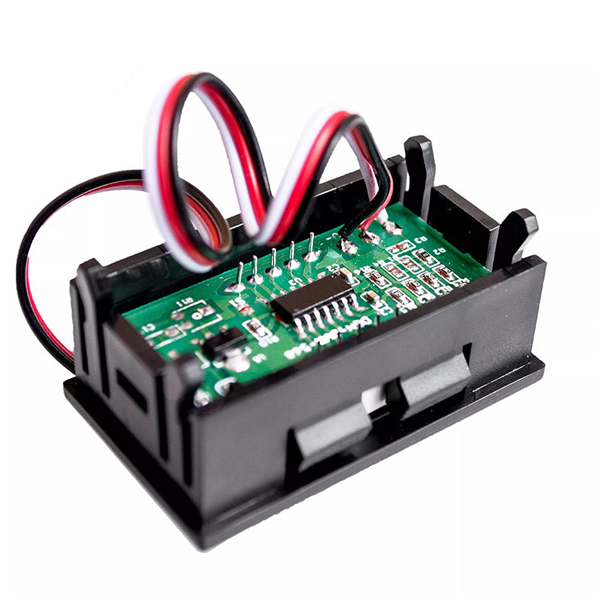 Đồng hồ hiển thị điện áp DC 0V - 100V 3 dây