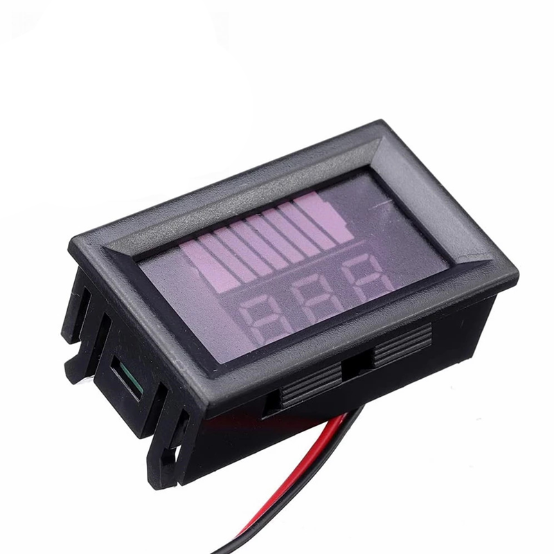 Đồng hồ đo điện áp và hiển thị mức pin 12V/24V/36V/48V/60V/72V