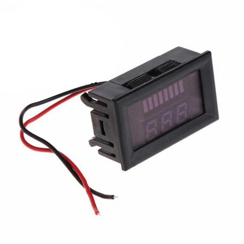 Đồng hồ đo điện áp và hiển thị mức pin 12V/24V/36V/48V/60V/72V