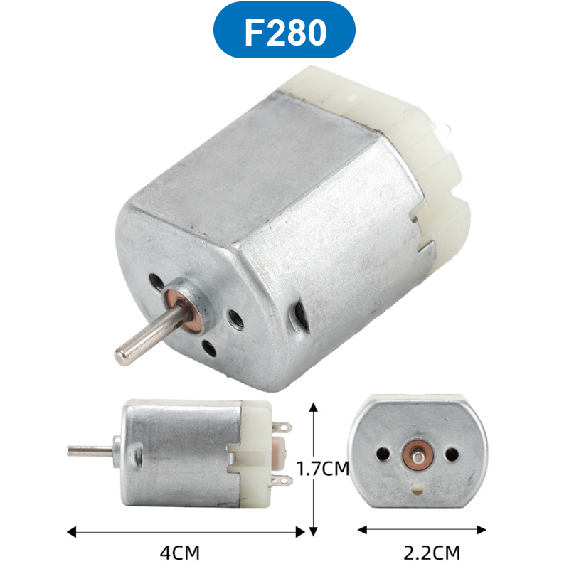 Động cơ DC mini F130, F180, R140, R260… 5000-20000 rpm 3-12V