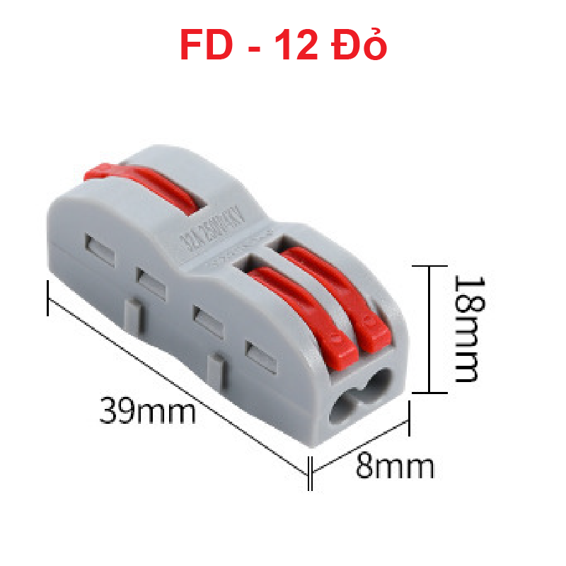 Cút nối dây điện nhanh chiu nhiệt nhiều cổng FD