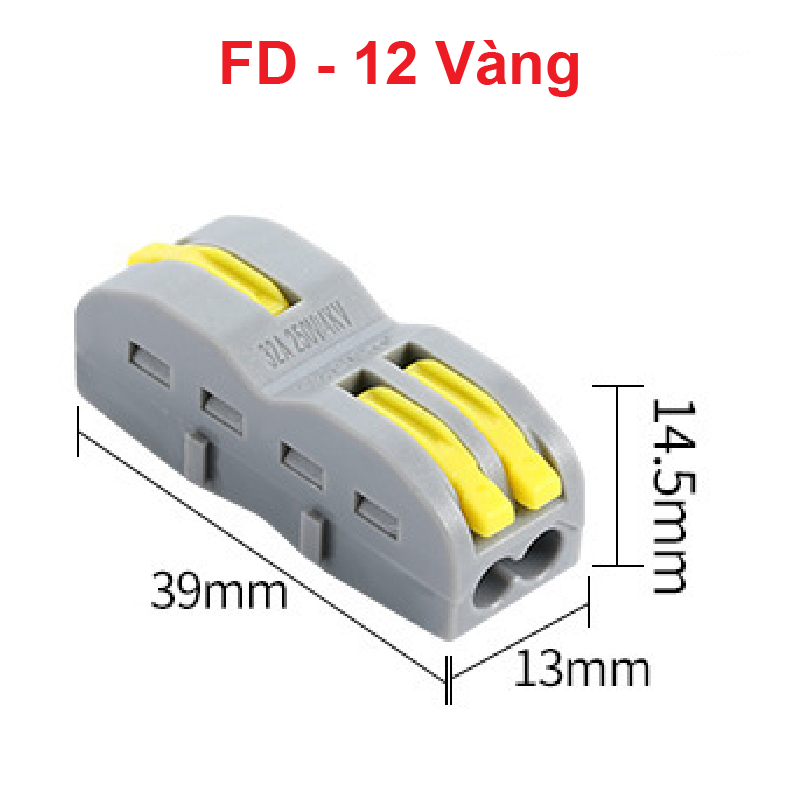 Cút nối dây điện nhanh chiu nhiệt nhiều cổng FD
