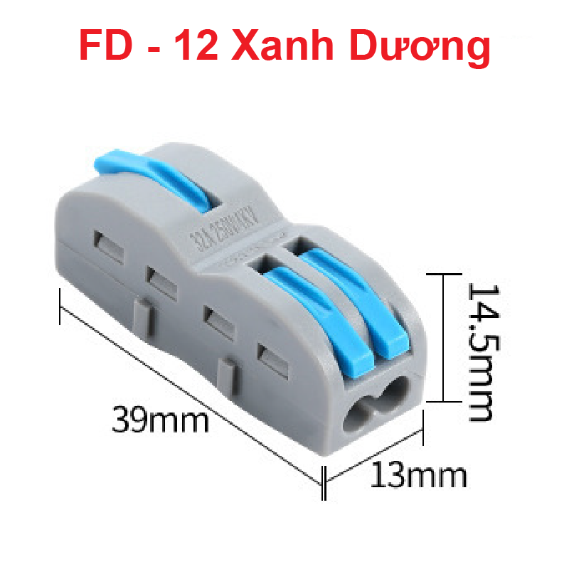 Cút nối dây điện nhanh chiu nhiệt nhiều cổng FD