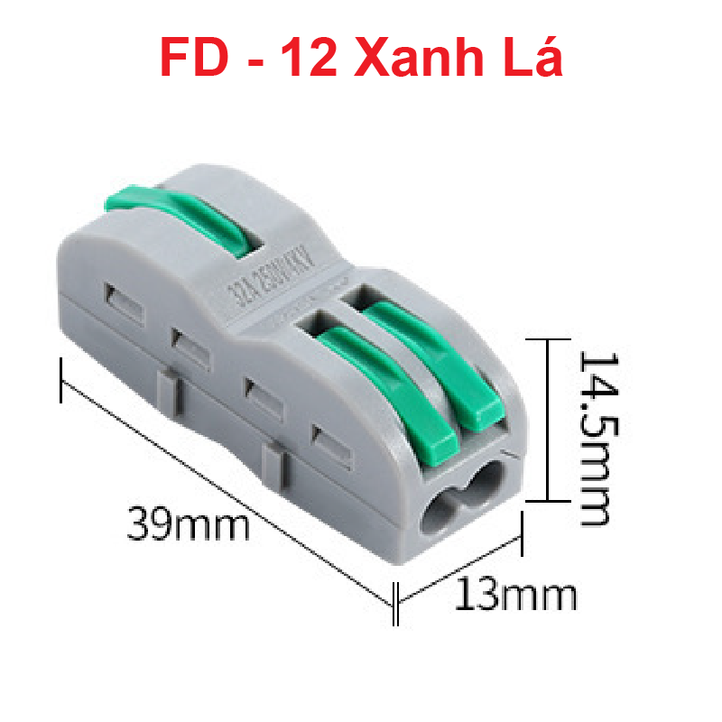 Cút nối dây điện nhanh chiu nhiệt nhiều cổng FD