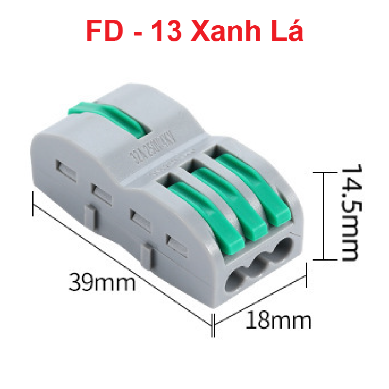 Cút nối dây điện nhanh chiu nhiệt nhiều cổng FD