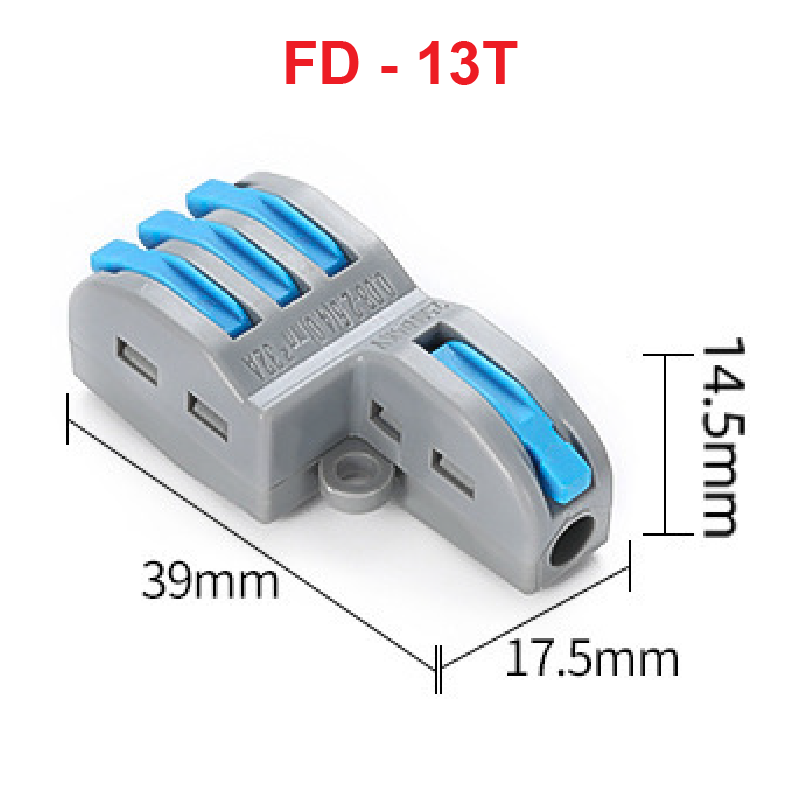 Cút nối dây điện nhanh chiu nhiệt nhiều cổng FD