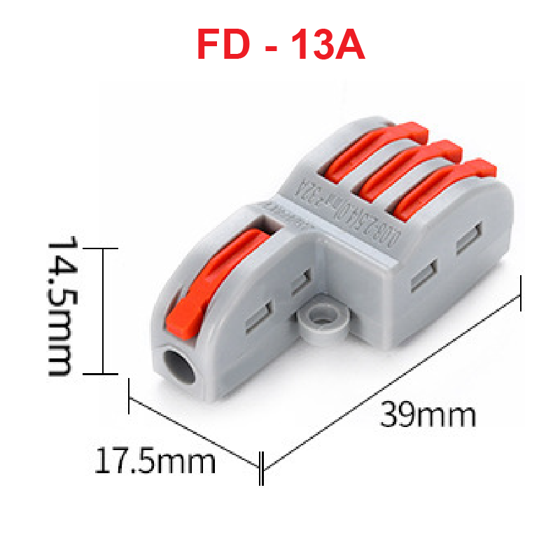 Cút nối dây điện nhanh chiu nhiệt nhiều cổng FD