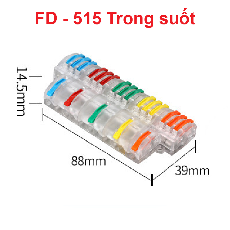 Cút nối dây điện nhanh chiu nhiệt nhiều cổng FD