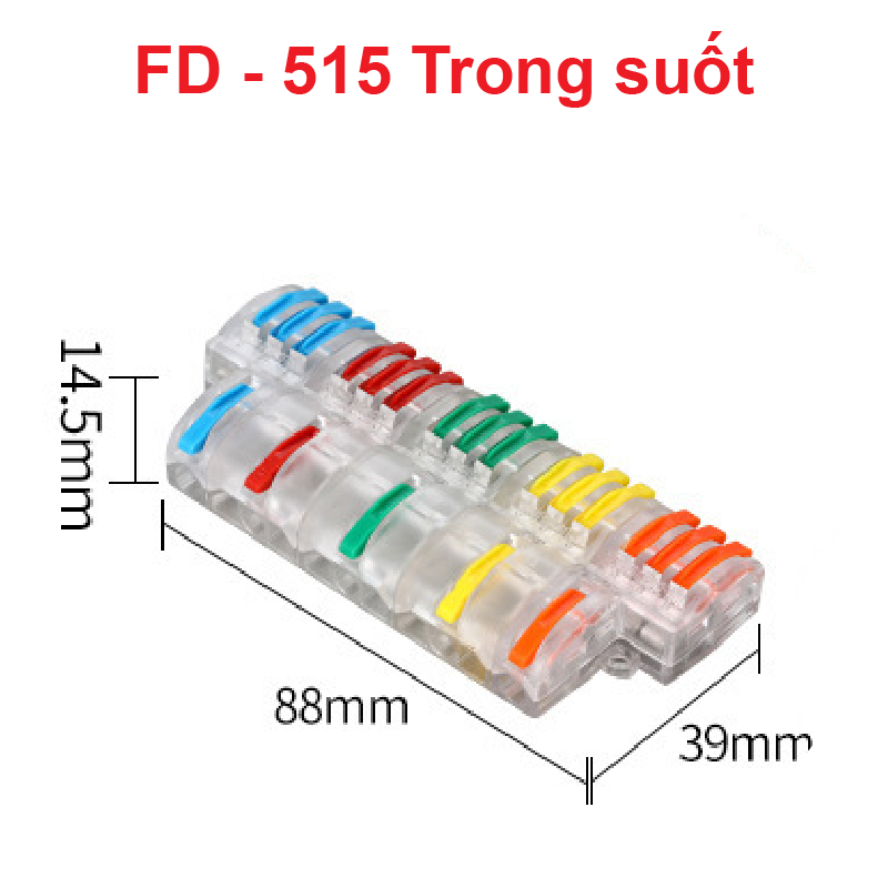 Cút nối dây điện nhanh chiu nhiệt nhiều cổng FD