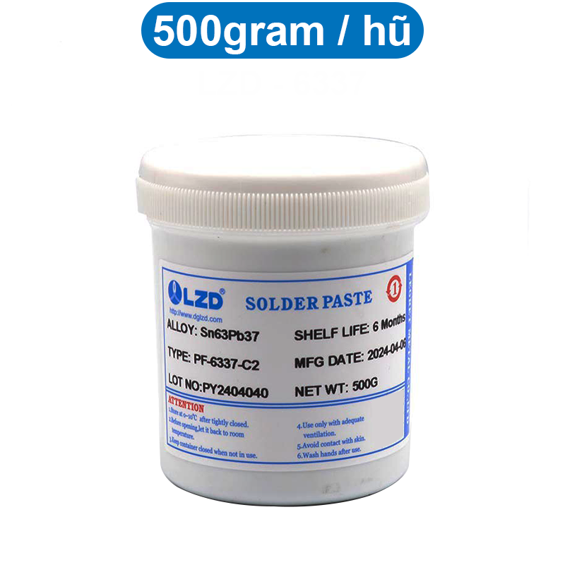 Chì hàn kem , thiếc hàn dạng kem 6337 - LZD 100gr/500gr