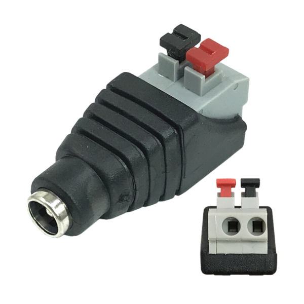 Jack DC nối nguồn loại cài dây 5.5x2.1mm 10A