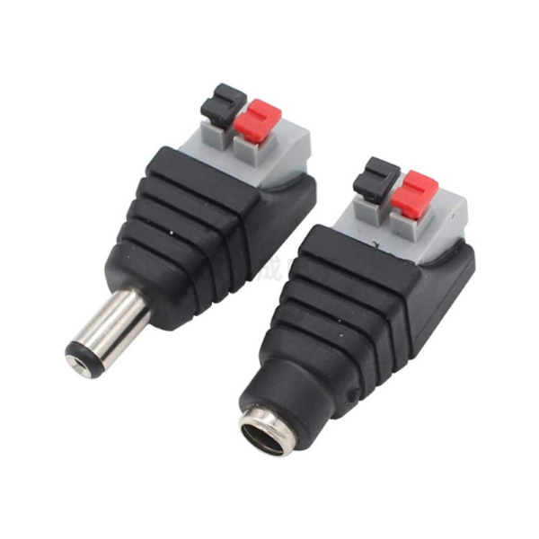 Jack DC nối nguồn loại cài dây 5.5x2.1mm 10A