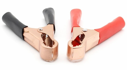 (1 cặp) Kẹp bình ắc quy 50A - đỏ+đen