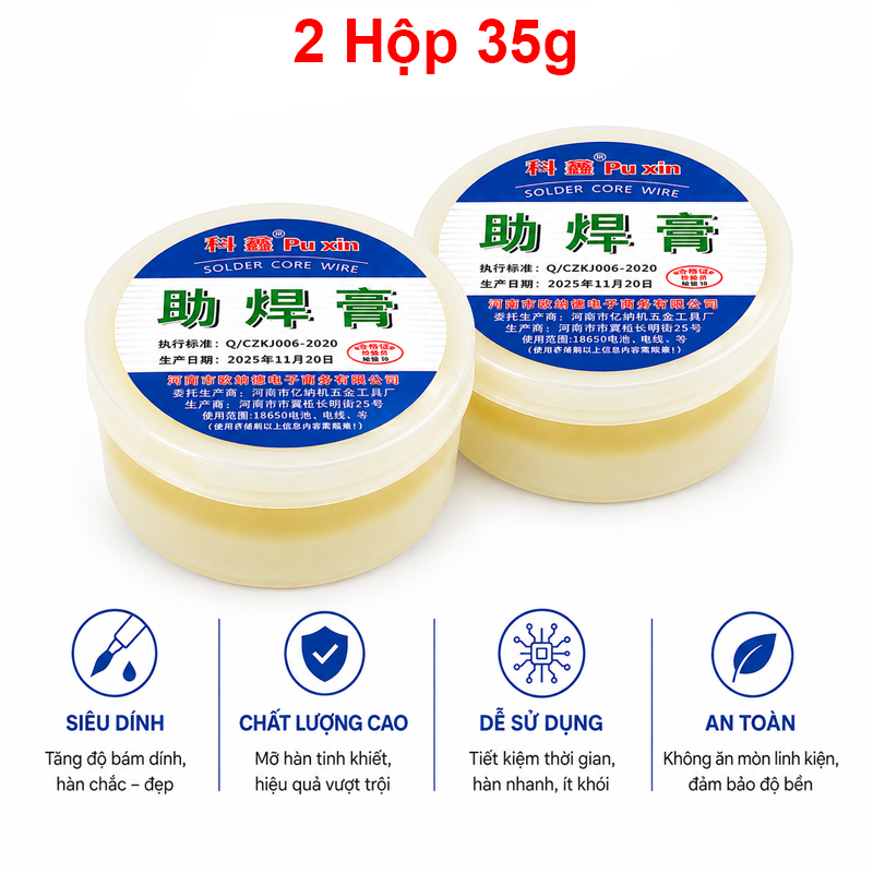 Mỡ hỗ trợ hàn mạch siêu dính