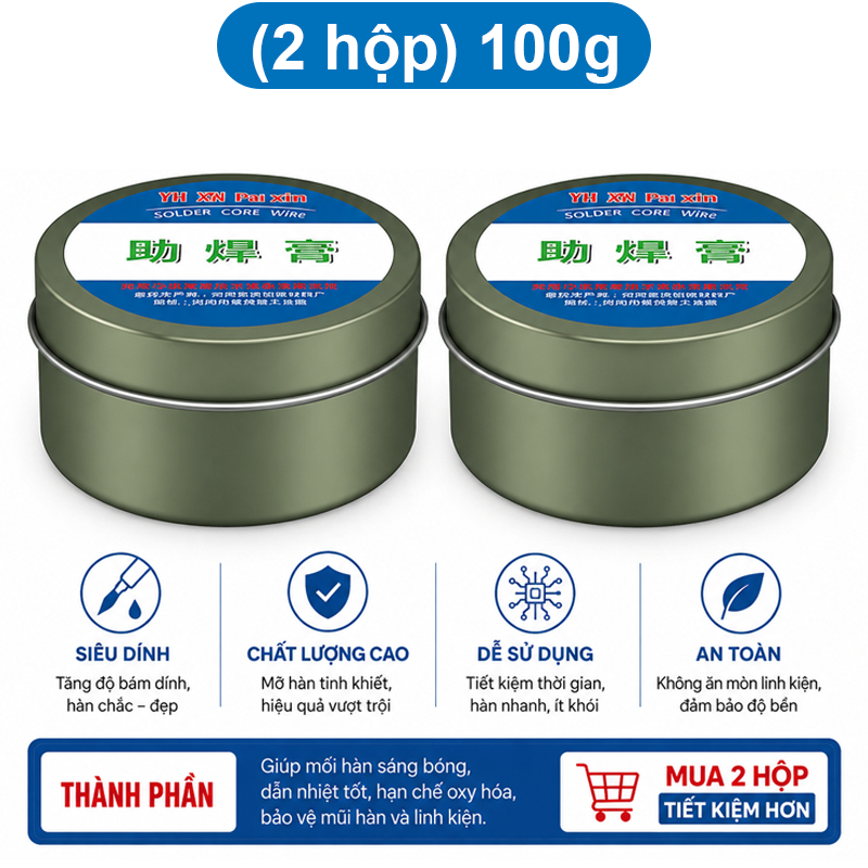 Mỡ hỗ trợ hàn mạch siêu dính