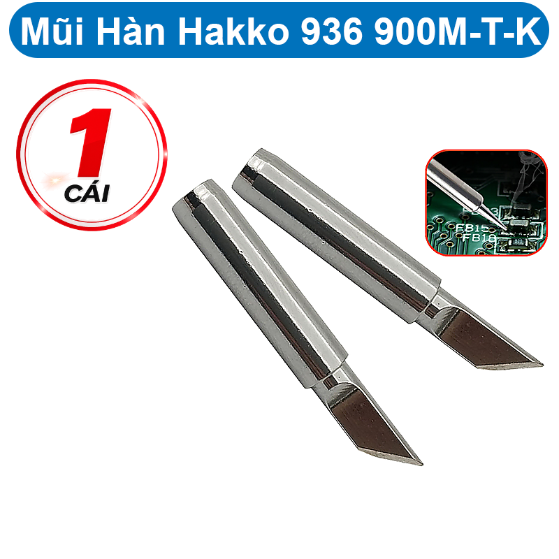 Mũi hàn thiếc, mũi hàn 936, 900M - T thường, HAKKO