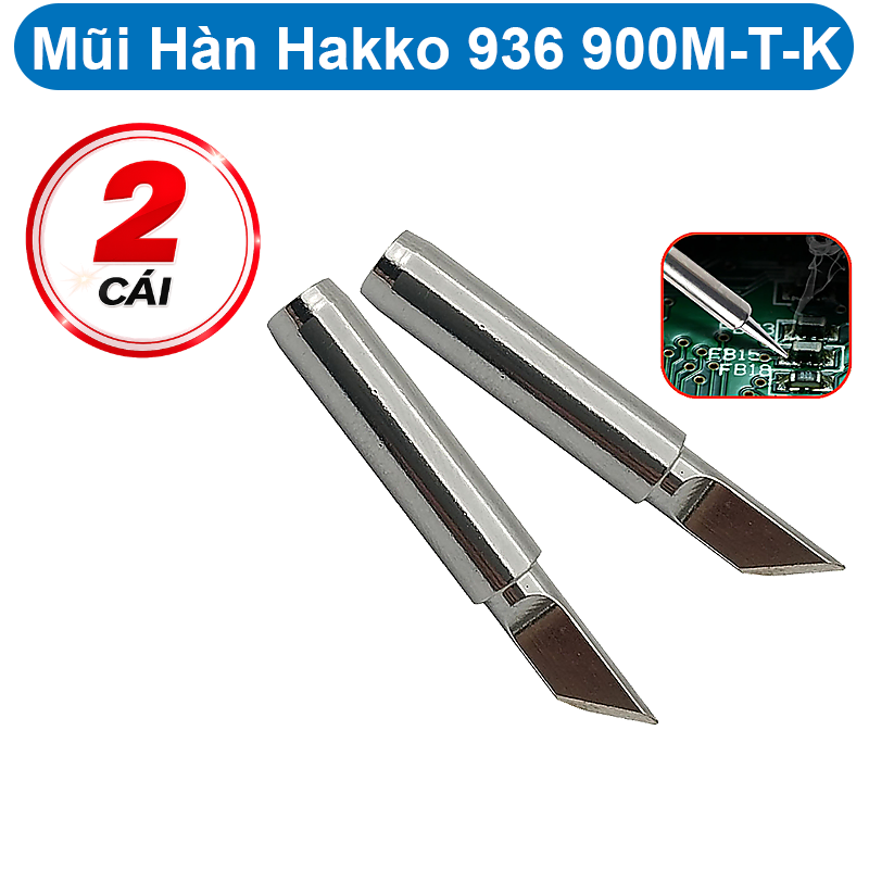 Mũi hàn thiếc, mũi hàn 936, 900M - T thường, HAKKO