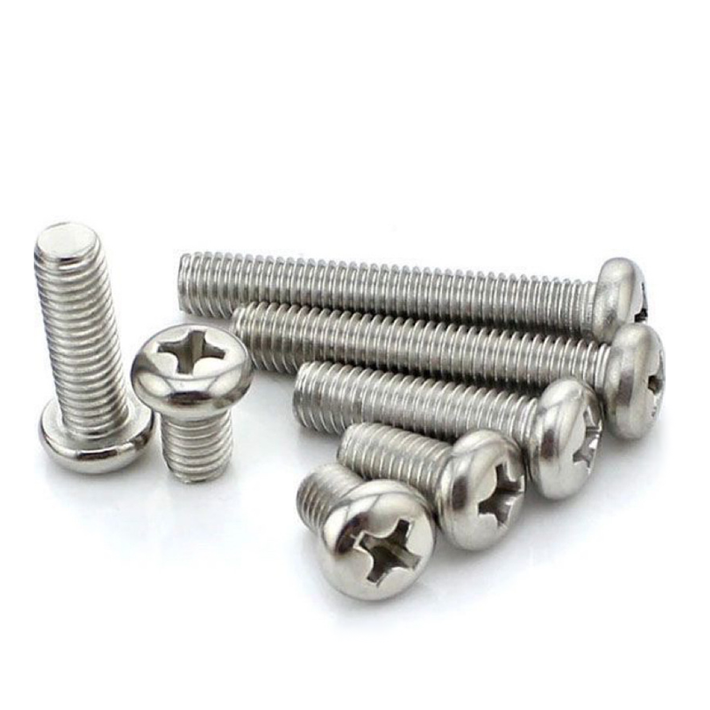 Ốc Vít pake đầu tròn M3,M4,M5 inox 304 dài 6-50mm
