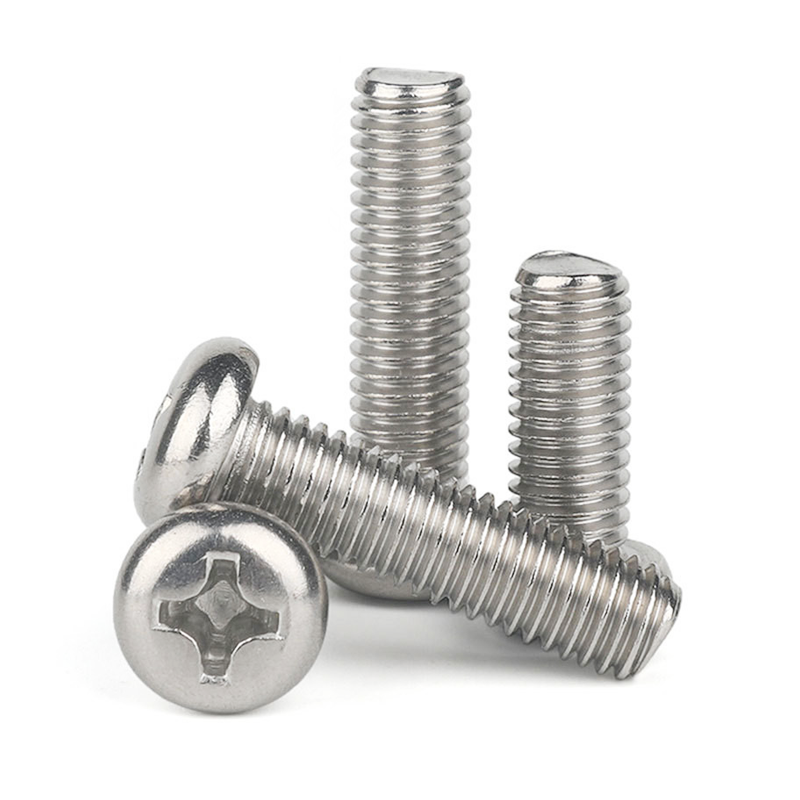 Ốc Vít pake đầu tròn M3,M4,M5 inox 304 dài 6-50mm