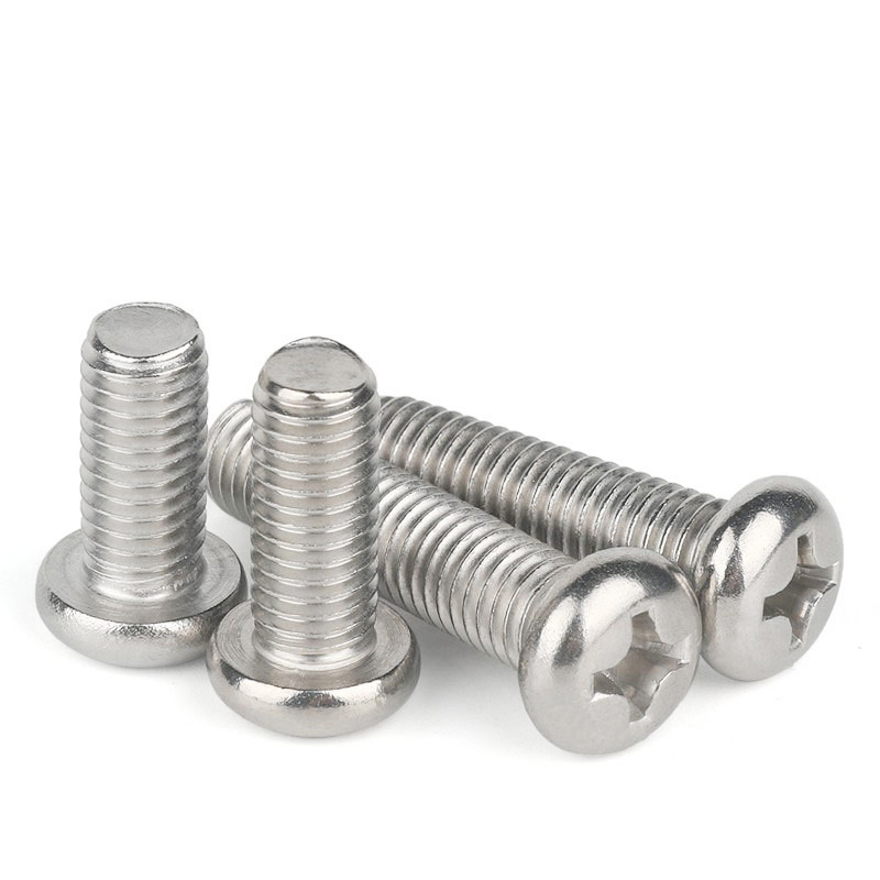 Ốc Vít pake đầu tròn M3,M4,M5 inox 304 dài 6-50mm