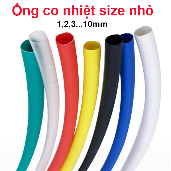 Ống co nhiệt, ống gen cách điện - màu Xanh dương
