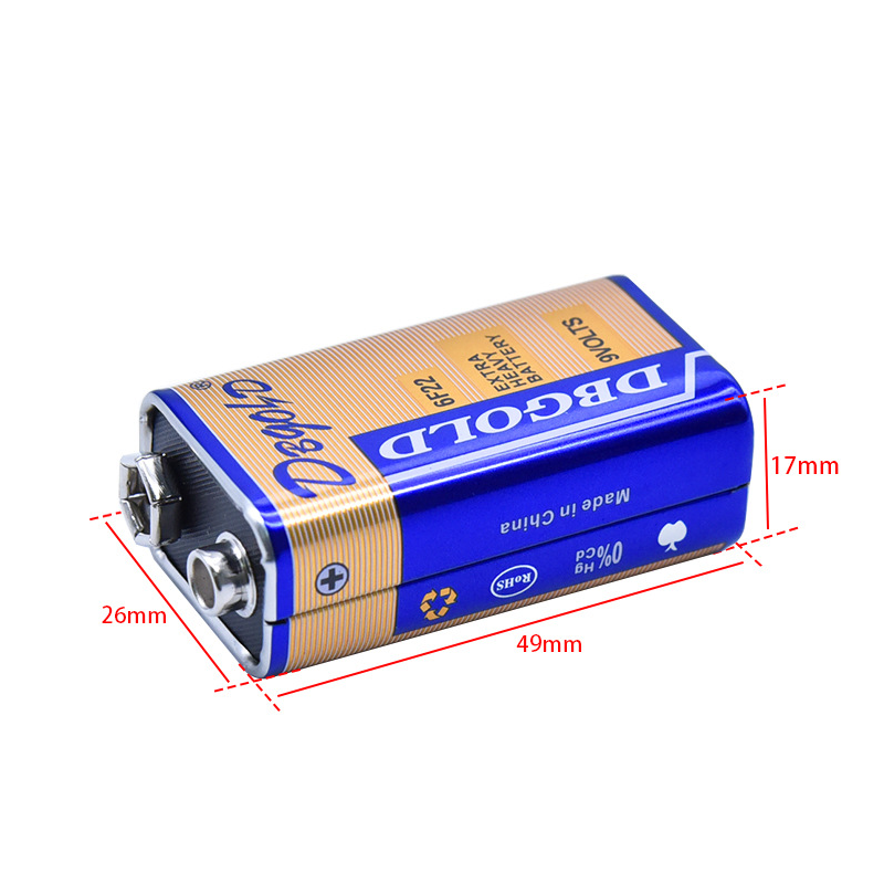 Pin vuông 9V 500mAh Panasonic / Loại thường