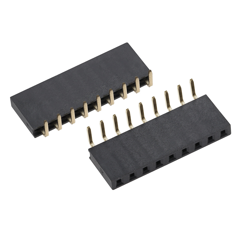 Hàng rào cái đơn 2.54mm cắm chân cong cao 8.5mm