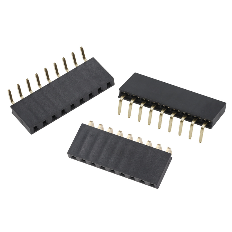 Hàng rào cái đơn 2.54mm cắm chân cong cao 8.5mm