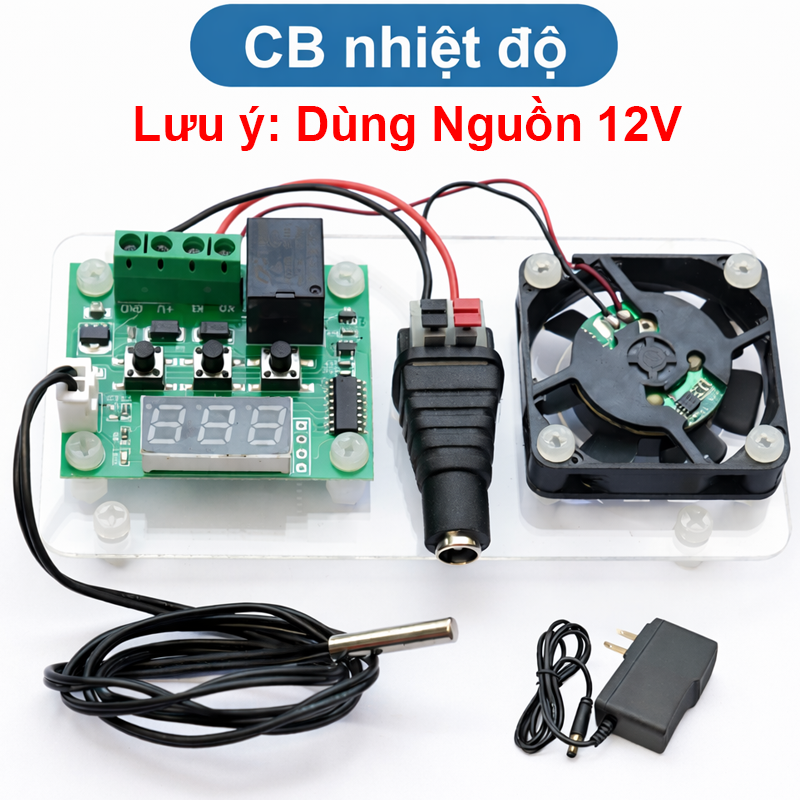 Bộ STEM cho học sinh cấp 2, cảm biến nhiệt độ, độ ẩm, ánh sáng, rung