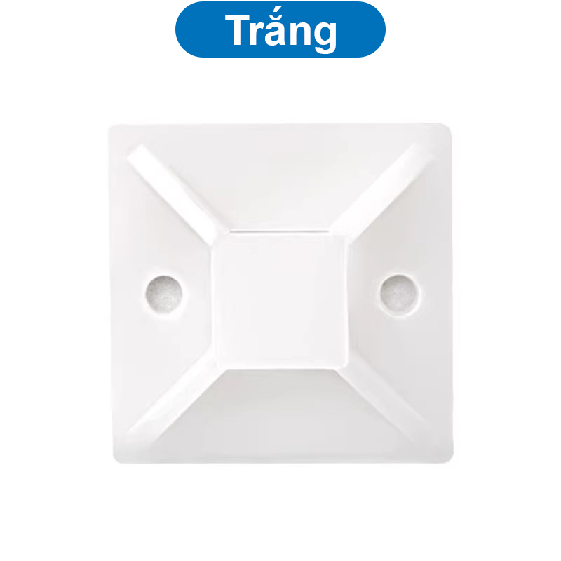 (10 cái) Miếng dán giữ dây, cố định dây hình vuông keo 3M