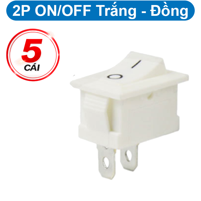 Công tắc bập bênh KCD1 - 101 6A - 250V 15x21mm