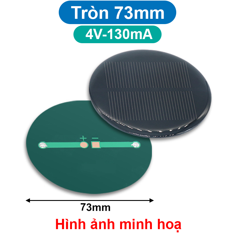 Tấm pin năng lượng mặt trời nhỏ, Solar panel mini, 1V-6V, chạy motor, led…
