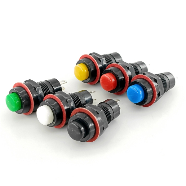 Nút nhấn nhả (reset) / giữ (on/off) DS-211 / DS-213 lỗ khoét 12mm