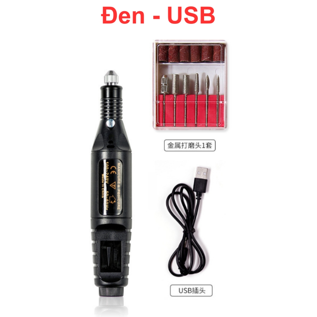 Máy mài mini cầm tay, máy mài dũa móng đa năng