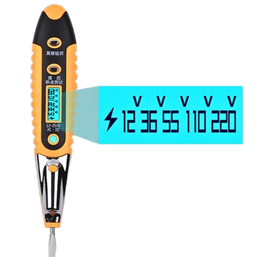 Bút thử điện cảm ứng thông minh đèn led đo thông mạch/dây điện đứt ngầm